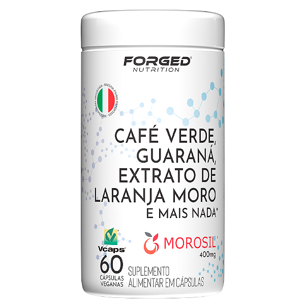 Café Verde, Guaraná e Extrato de Laranja Moro MOROSIL® 60 Vcaps