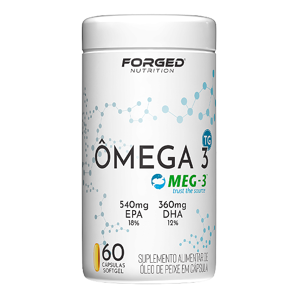 Ômega 3 TG MEG-3 18/12 – Alta Concentração EPA 540mg DHA 360mg – Forged Nutrition