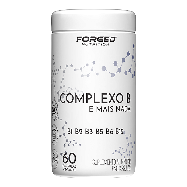 Complexo B – B1 B2 B3 B5 B6 B12 – Forged Nutrition 60 Cápsulas