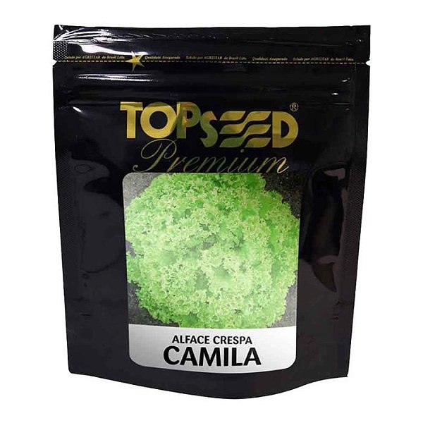 Sementes De Alface Crespa Camila Peletizada Topseed Premium - 10mx da TopSeed