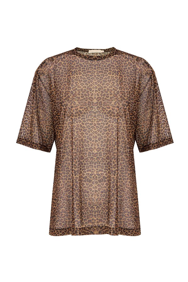 PITTA Blusão Tule Onça Al Mare