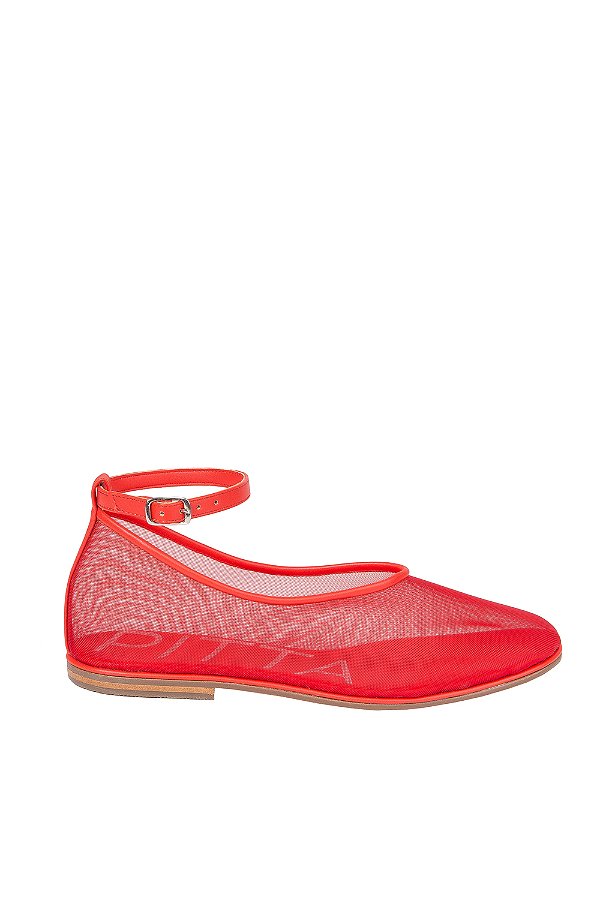 PITTA Sapatilha Tela Vermelha