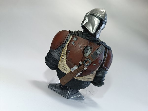 Estátua Busto Mandalorian Star Wars