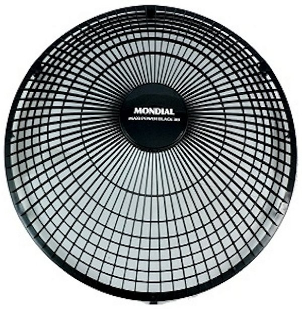 Grade Dianteira Preta Ventilador Mondial V-37-6P