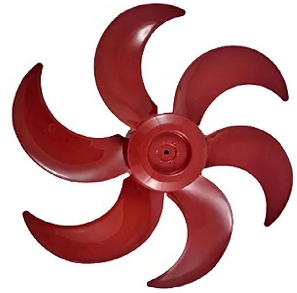 Hélice 6 Pás Vermelho Ventilador Mondial VPS-52