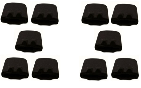 10 Apoios Borrachas Grelha Preto Airfryer Walita NA130 NA230
