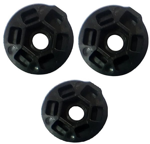 3 Travas Preto Ventilador Mondial NV-31 NV-32 6P NV-41