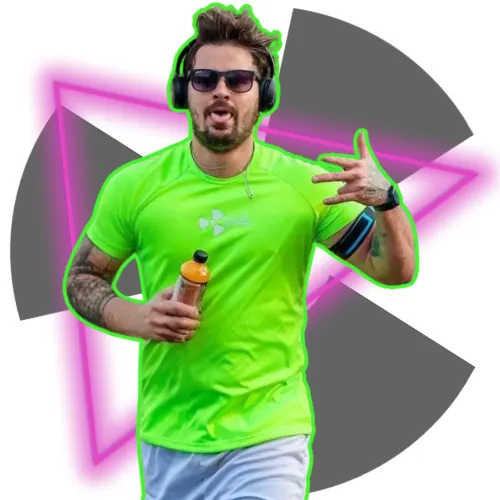 ☢️2: Camiseta Raglan de Treino Toxic - NEON - UPgrade 2.0