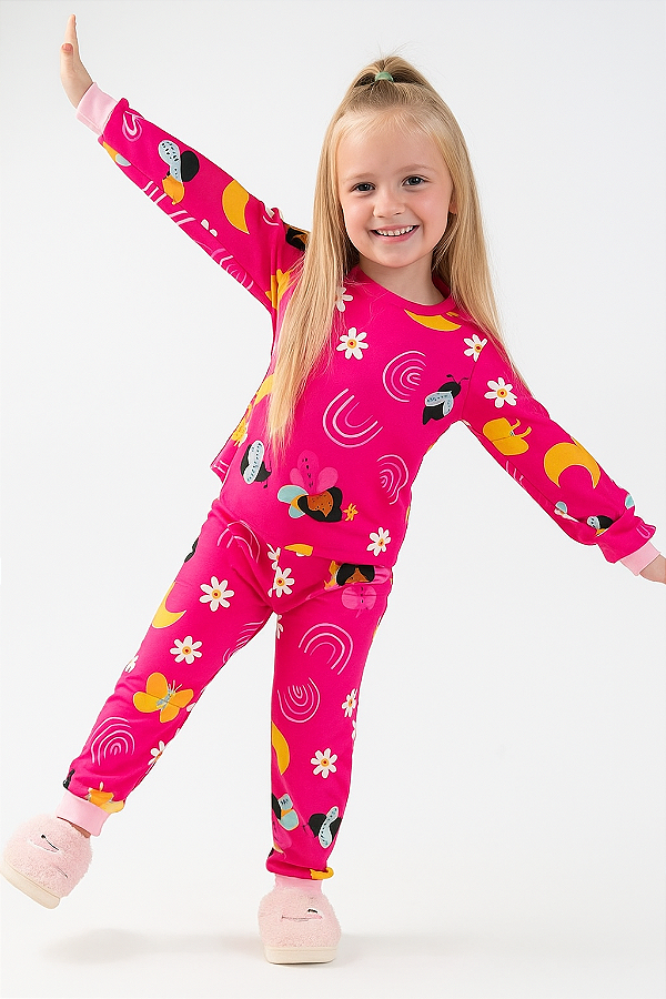 Pijama Fadas Rosa