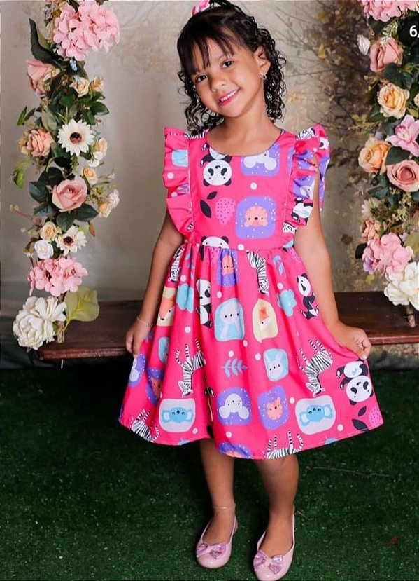 Vestido Panda Pink Fluflu