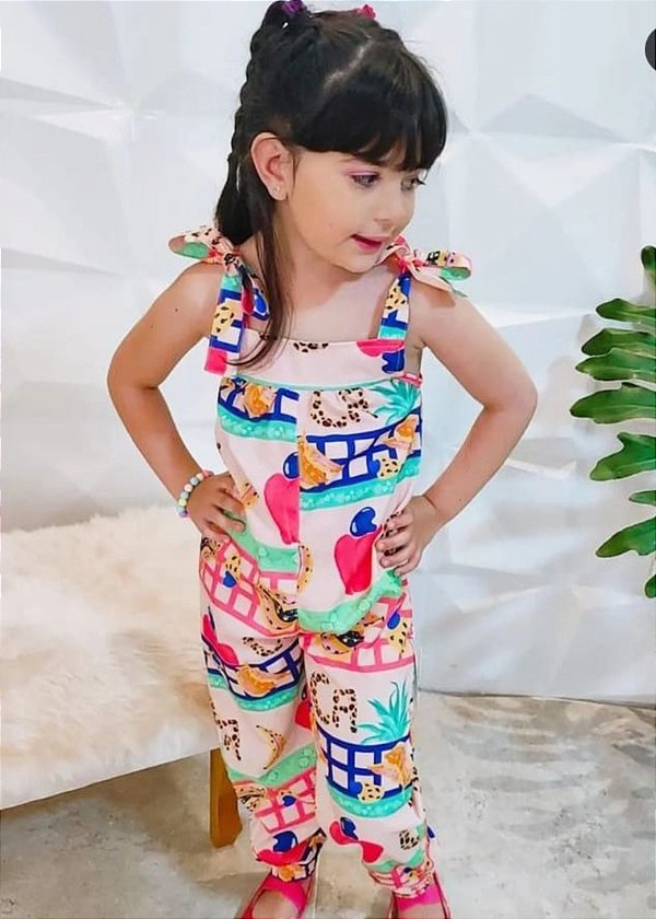 Macacão Frutas Lacinho