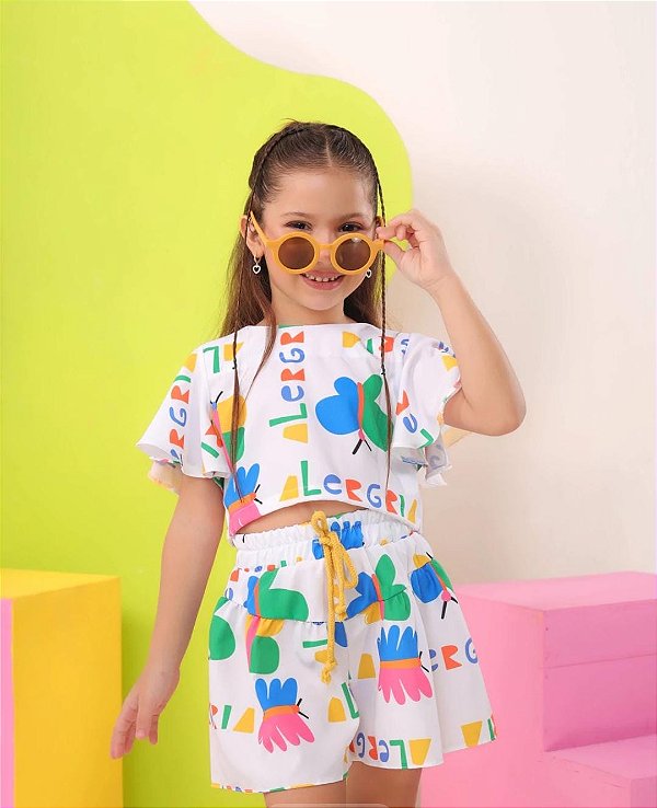 Conjunto Borboleta Alegria