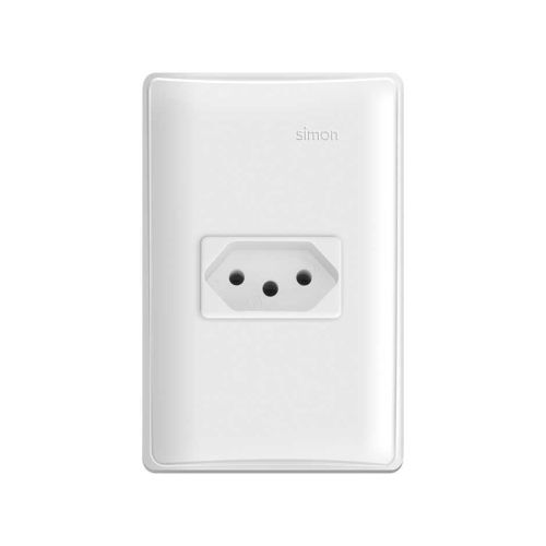 CONJUNTO TOMADA SIMON 2P+T NBR 10A 250V BR 19.925-30