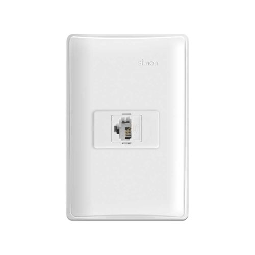 CONJUNTO TOMADA SIMON RJ11 4 FIOS BR 19.962-30