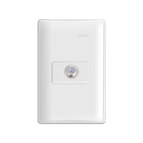 CONJUNTO TOMADA COAXIAL TV SIMON 75ohms BR 19.965-30