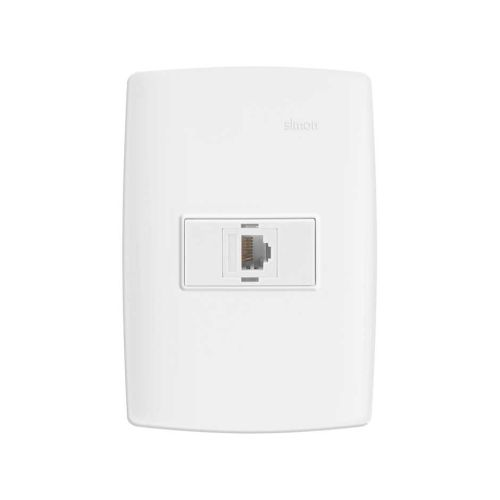CONJUNTO TOMADA SIMON RJ45 CAT5E BR 30.961-30