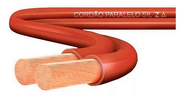 CABO FLEXÍVEL PARALELO 300V 2X1,5MM2 MARROM SIL
