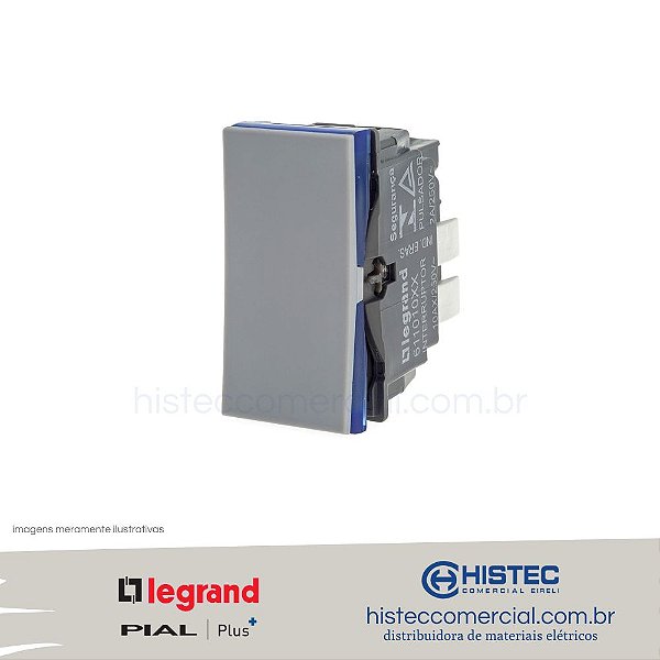 PULSADOR ILUMINACAO 2A CZ B.A. 611013CZ PIAL PLUS+