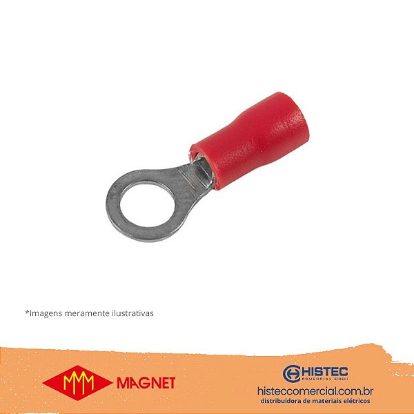 TERMINAL PRÉ-ISOLADO ANEL (690102) 880102 3/16" M5 VM MAGNET