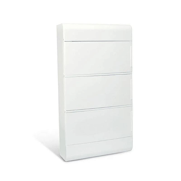 QUADRO SOBREPOR DIN SCS36PO COM PORTA OPACA STECK