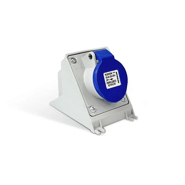 TOMADA SOBREPOR N-3006 3P 16A 220/240V AZ STECK