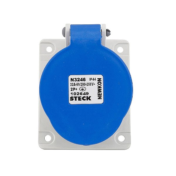 TOMADA EMBUTIR N-3246 3P 32A 220/240V AZ STECK