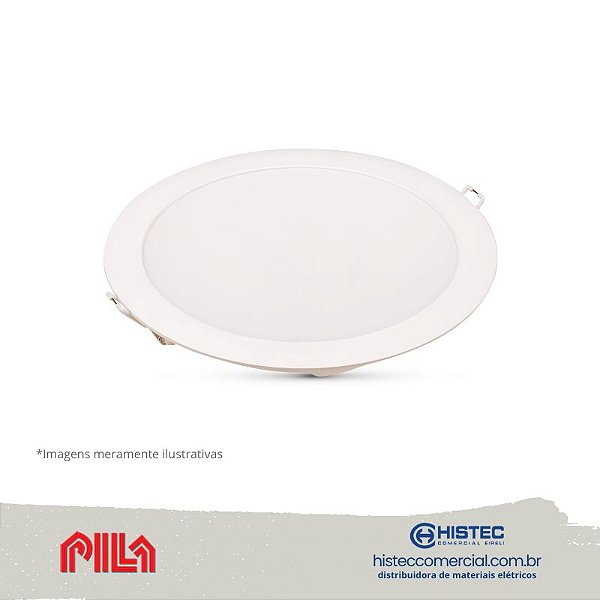 LUMINÁRIA PILA LED DL052 EMBUTIR REDONDA 18W 4K 1300l BIVOLT PHILIPS