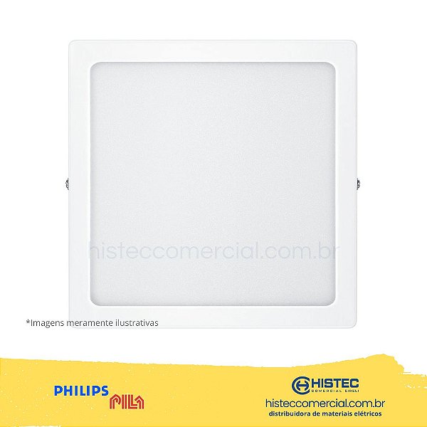 LUMINARIA PILA LED DL052 SOB.QUAD.18W 4K 1300l BIVOLT PHILIPS