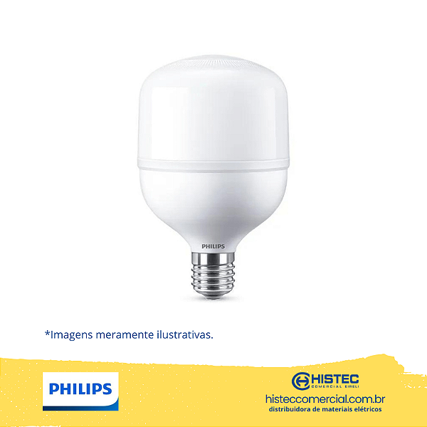 LÂMPADA PHILIPS LED bulbo T ALTA POTÊNCIA TF 24W 6500K 2800lms E27 BIVOLT