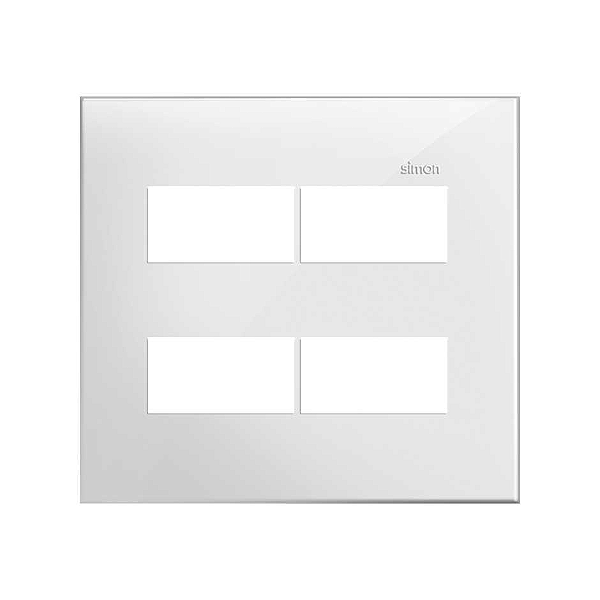 PLACA 4x4 4P HORIZONTAL SEP. BR SIMON 35.612-50