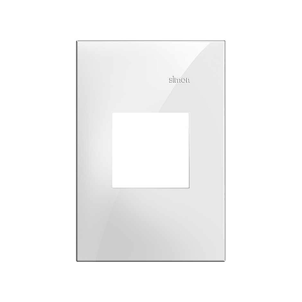 PLACA 4x2 2P HORIZONTAL BRANCA SIMON 35.622-30