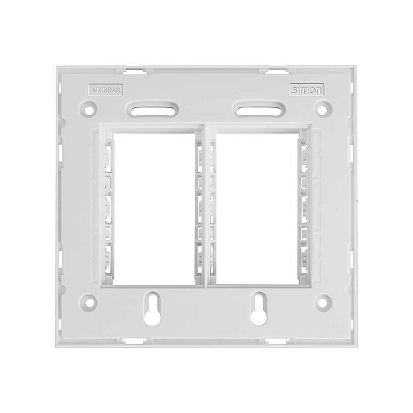 SUPORTE 4x4 HORIZONTAL BRANCA SIMON 35.702-39