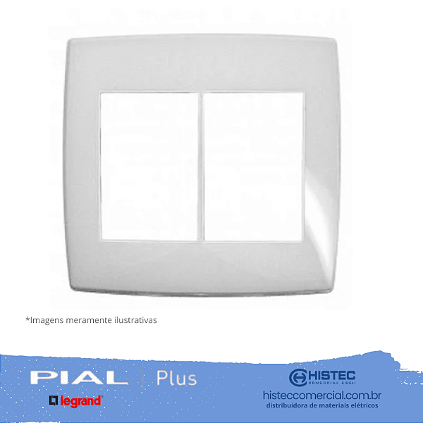 PLACA 4X4 GLOSS COM 3+3 POSTOS PIALPLUS 618536