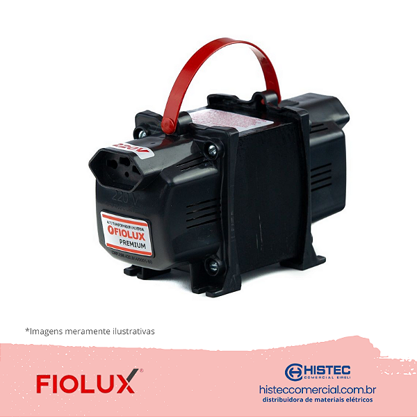 AUTO TRANSFORMADOR  1010VA 10A BIVOLT PREMIUM 3P FIOLUX 10103021111