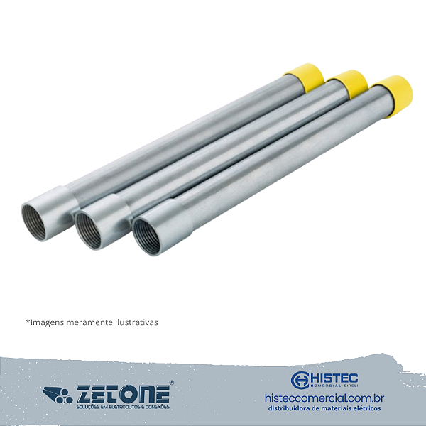 ELETRODUTO GALVANIZADO A FOGO MEDIO1 1.1/2" (1,20) ZETONE (UNIDADE)