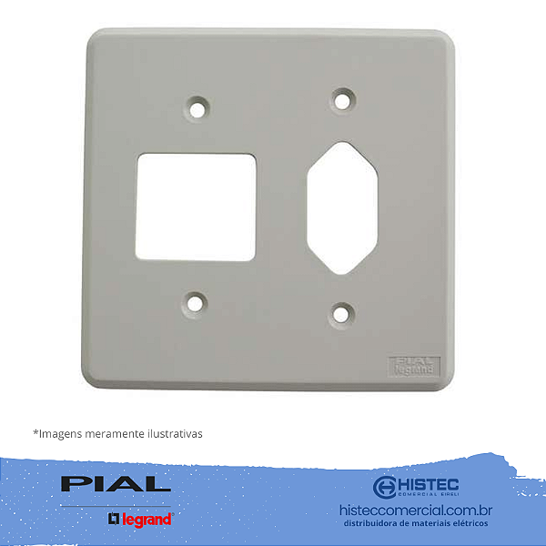 SILENTOQUE 054392 PLACA 1+2 POSTOS ADJCENTES 4X4 PIAL
