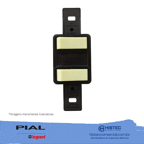 SILENTOQUE 2011 CONJUNTO INTERRUPTOR SIMPLES+PARALELO SEPARADOS SEM PLACA PIAL
