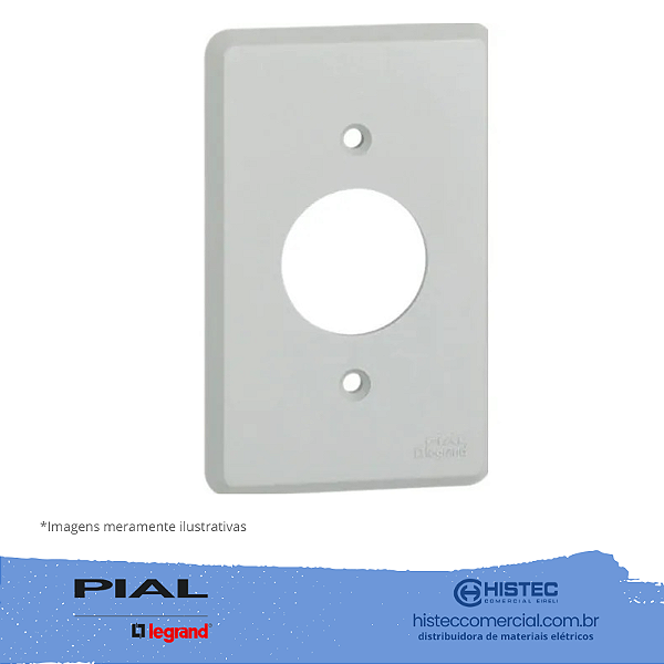 SILENTOQUE 8505 PLACA COM 1 POSTO REDONDO 4x2 PIAL