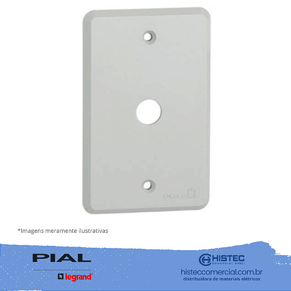 SILENTOQUE 8508 PLACA COM FURO SAIDA FIO 4x2 PIAL