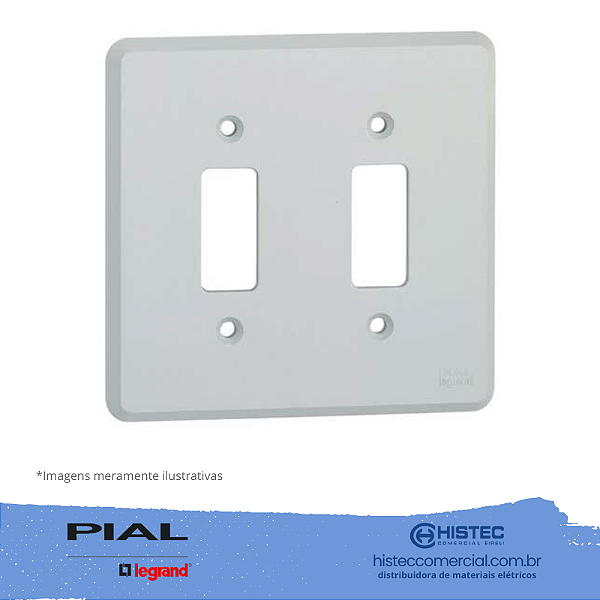 SILENTOQUE 8511 PLACA COM 2 POSTOS SEPARADOS 4x4 PIAL