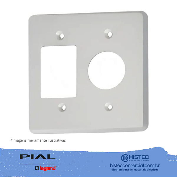 SILENTOQUE 8535 PLACA COM 3 POSTOS + 1 REDONDO 4x4 PIAL