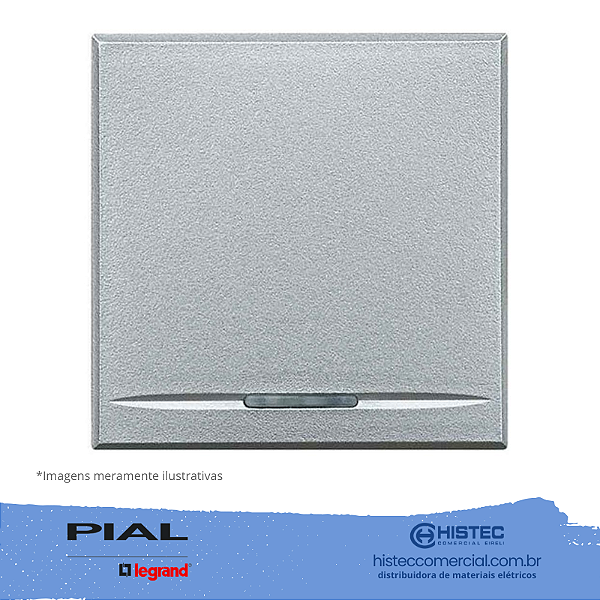INTERRUPTOR INTERMEDIÁRIO BASCULANTE ALLUMINIO AXOLUTE HC4054/2 PIAL