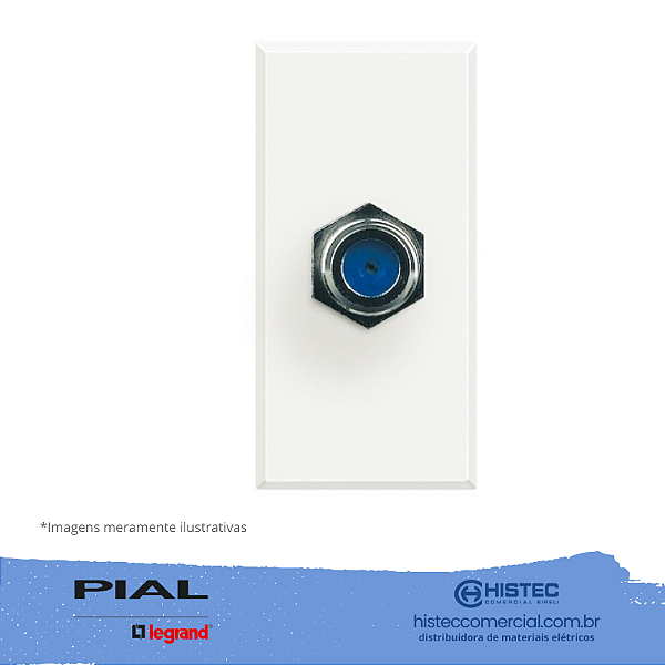 TOMADA PARA ANTENA TV "F" WHITE AXOLUTE HD4269F PIAL