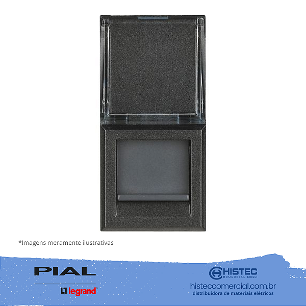 TOMADA RJ45 CAT.6 ANTRACITE AXOLUTE HS4279C6 PIAL
