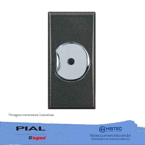 DIMMER ROTATIVO 500W 220V ANTRACITE AXOLUTE HS4402 PIAL