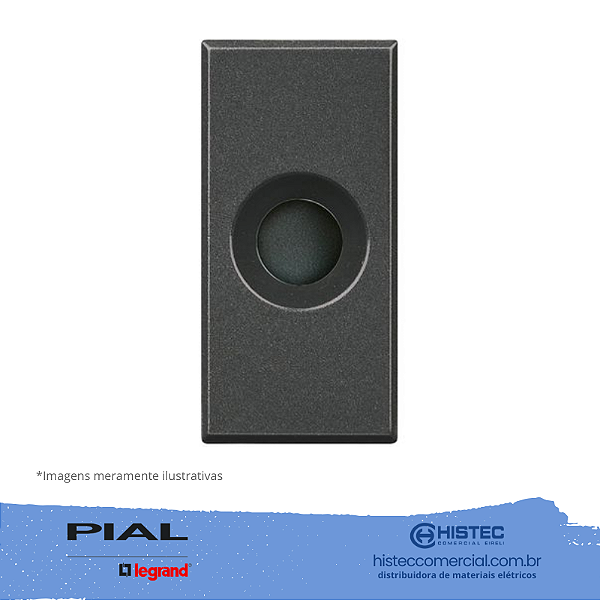 MODULO SAIDA DE FIO 9MM ANTRACITE AXOLUTE HS4953 PIAL
