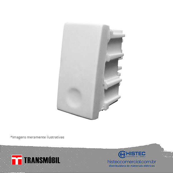 MÓDULO INTERRUPTOR INTERMEDIARIO 10A 250V 25005 BRANCO TRANSMOBIL