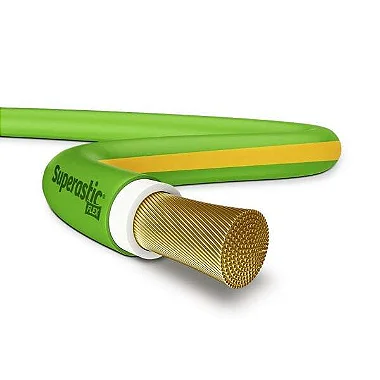 CABO 1,5MM2 PRYSMIAN SUPERASTIC FLEX 85ºC 750V VERDE/AMARELO ROLO 100m