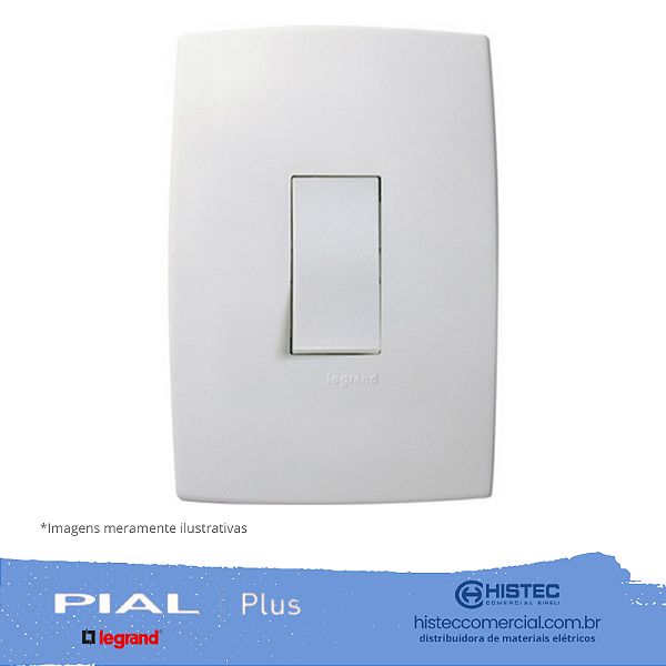 CONJUNTO INTERRUPTOR BIPOLAR PARALELO 4x2 PIALPLUS 612108