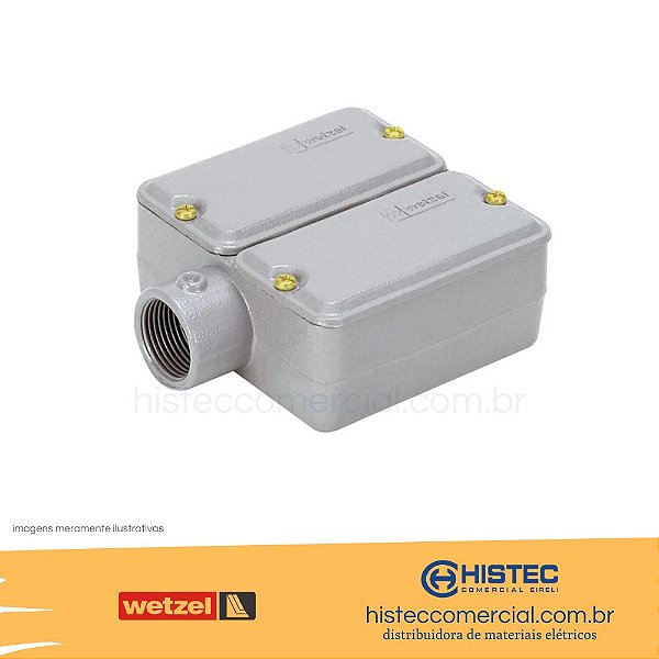 CONDULETE DUPLO ED BSP 3/4 COM ROSCA E002130030 - WETZEL